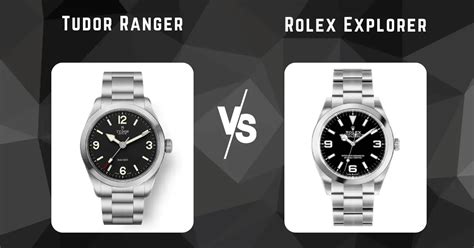 Tudor Ranger vs. Rolex Explorer: A Battle of Explorer 